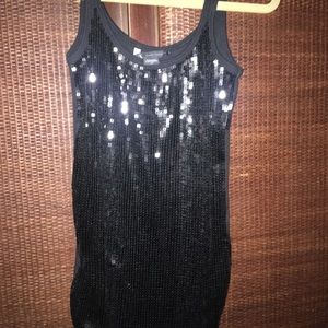 Sequin tank top